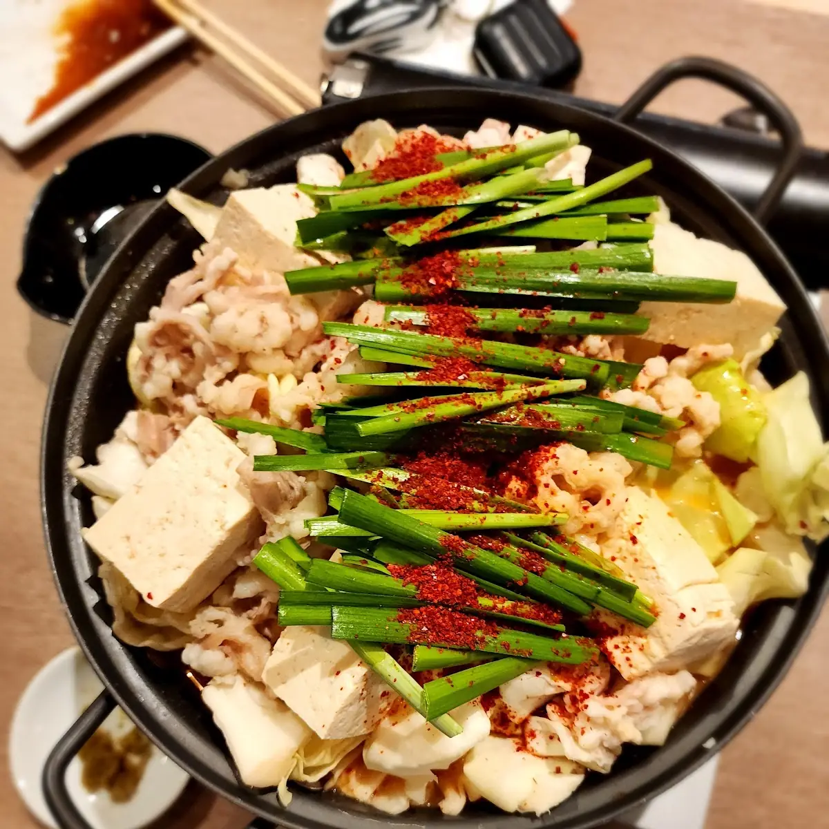 spicy miso beef intestine 辛みそホルモン炒め